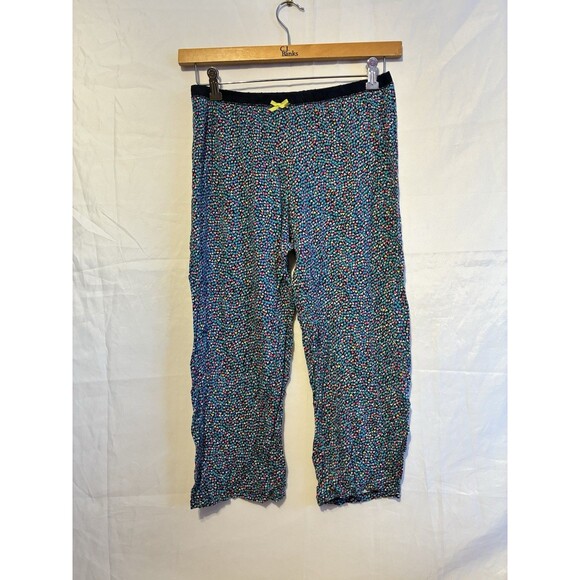Kensie Pajama Pants Womens L Heart Print Lounge Sleep Elastic Waist - Picture 1 of 10
